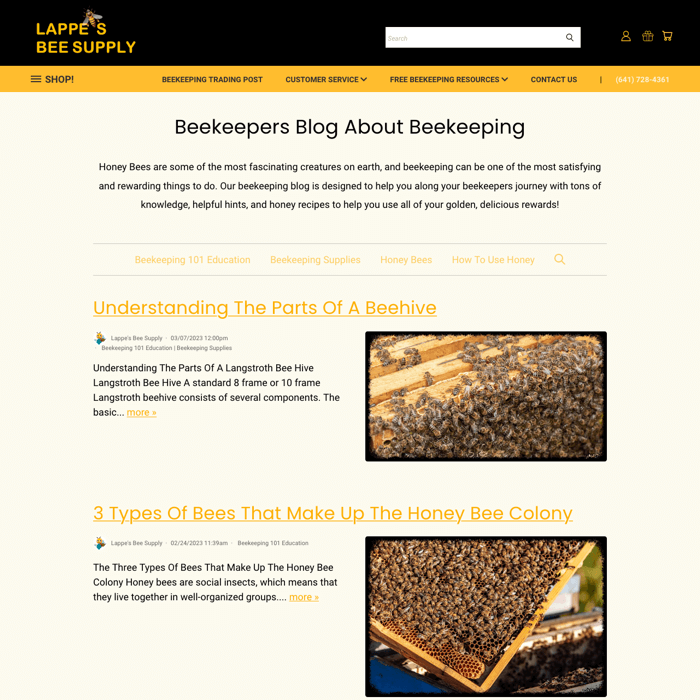 Lappe's Bee Supply and Honey Farm
