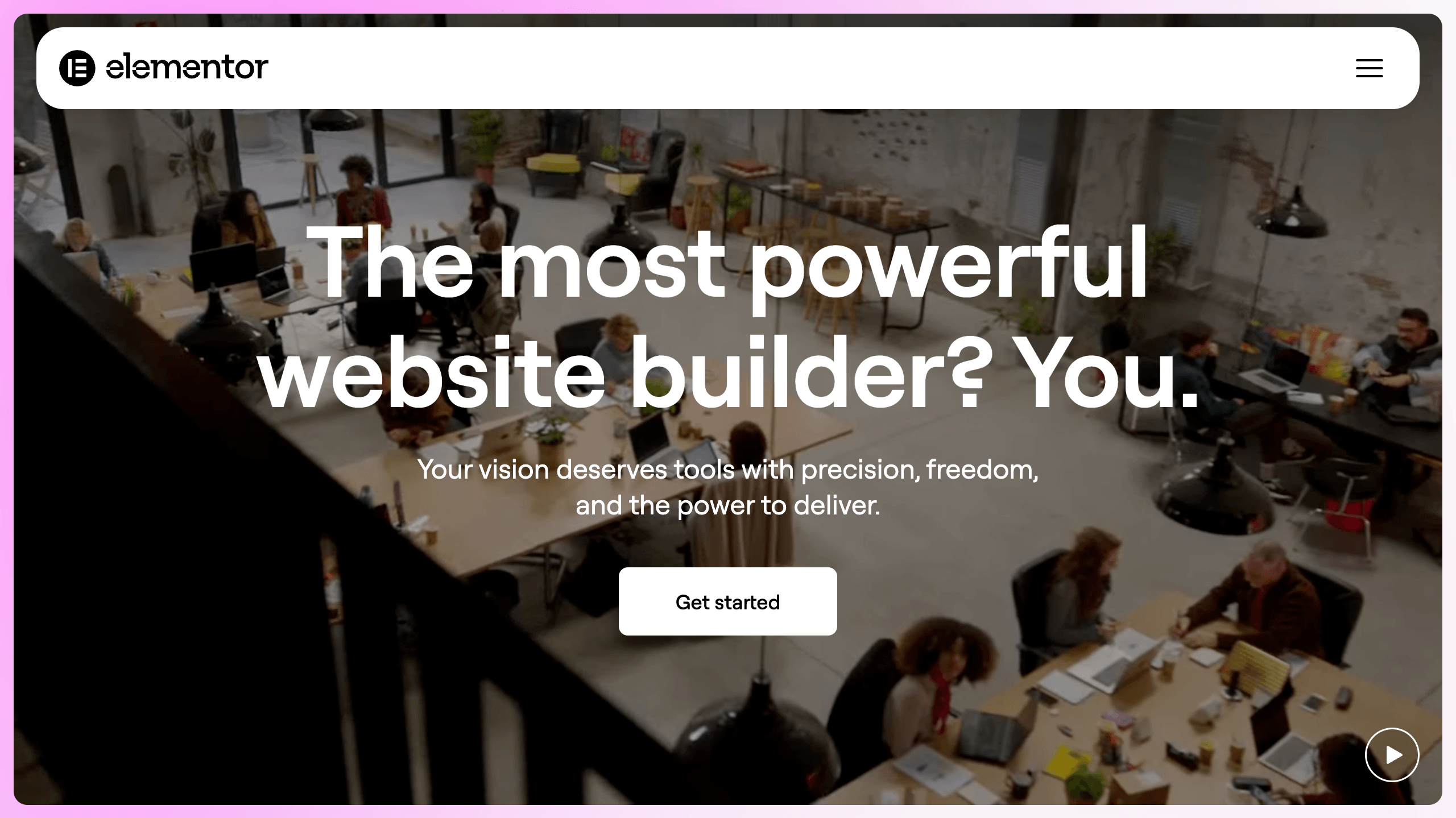 Elementor screenshot