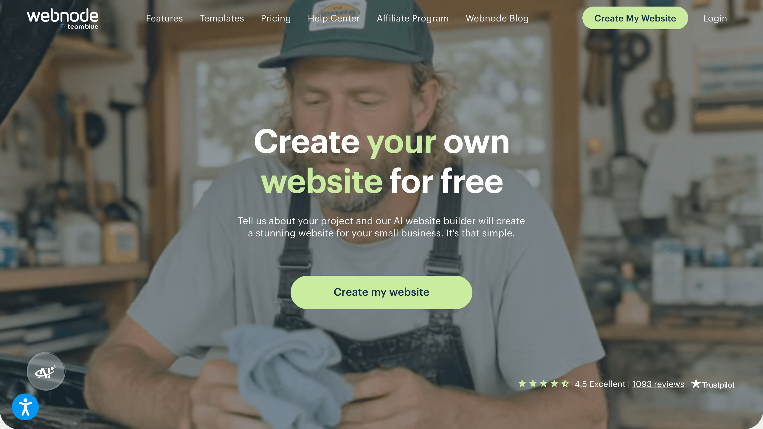 Webnode screenshot