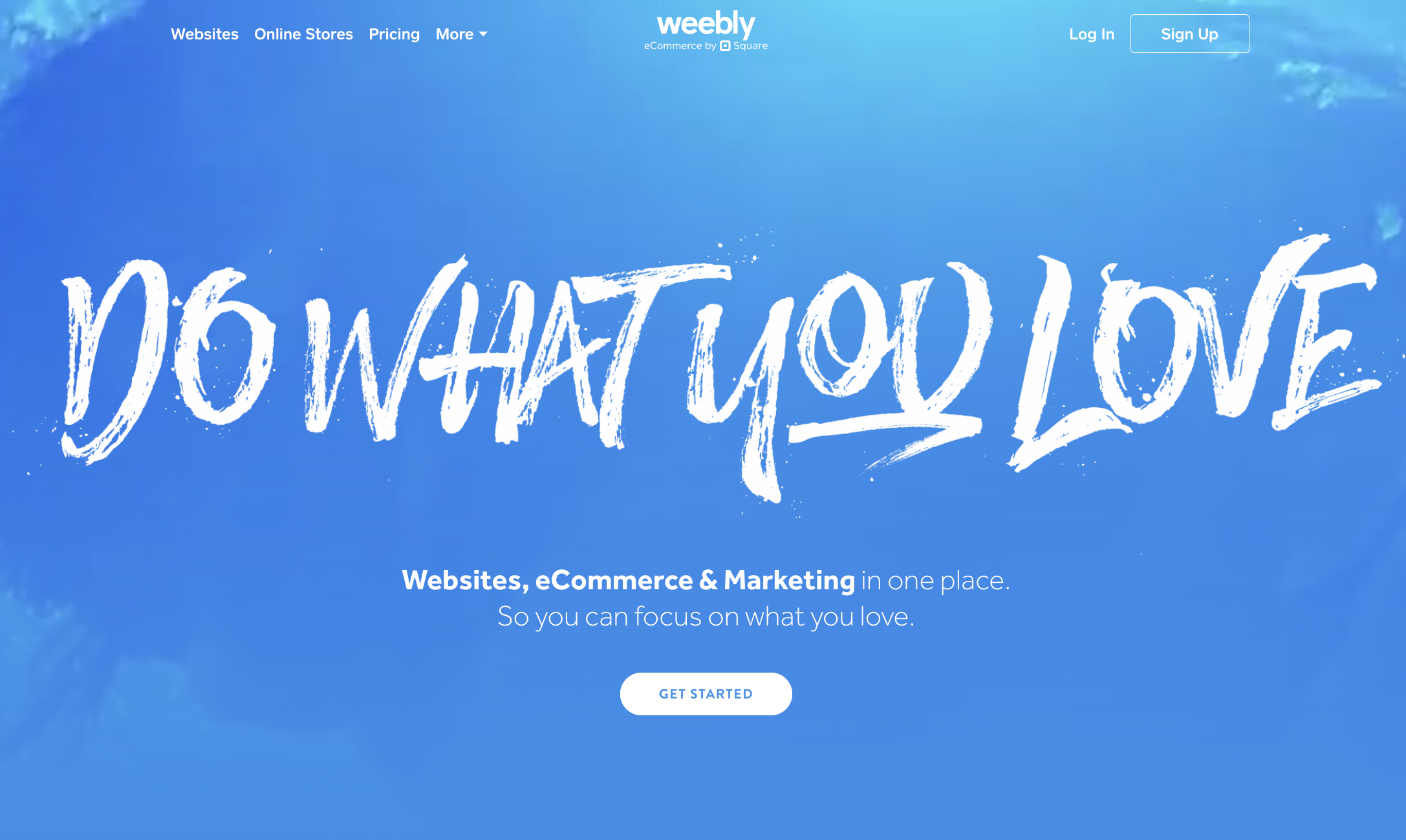 Weebly screenshot